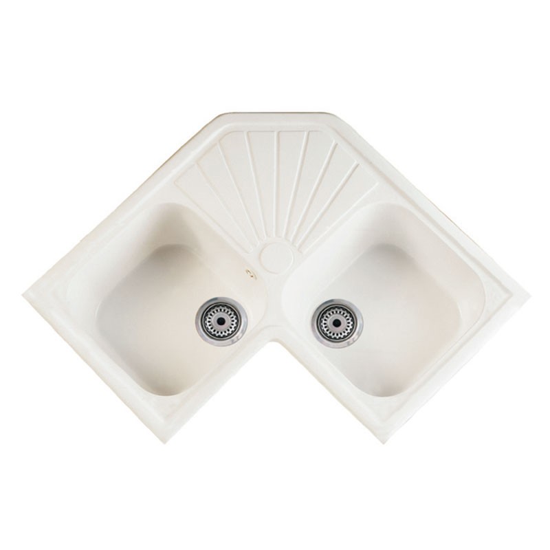 fregadero esquinero 2 senos