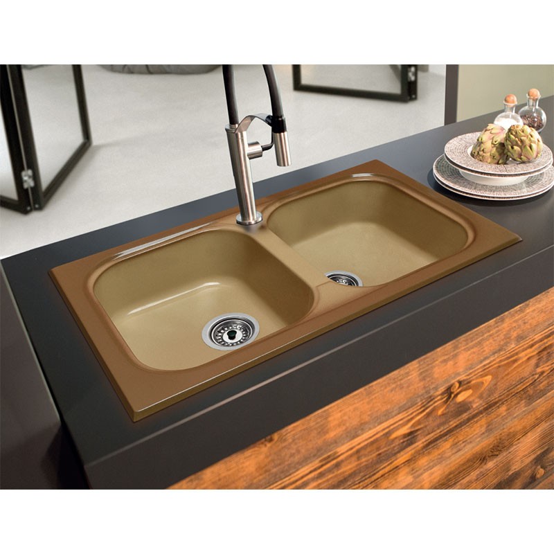 Fregadero SYAN Orion con 2 senos